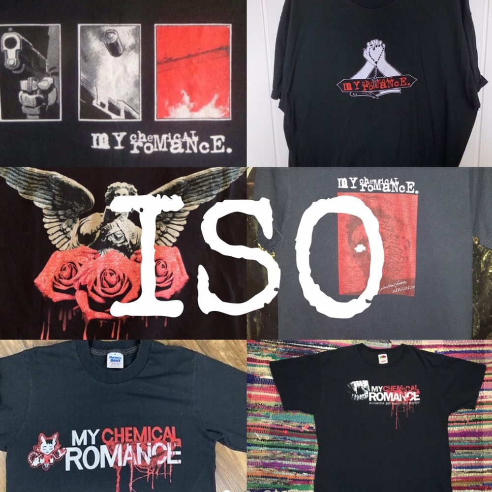 ISO OLD MY CHEMICAL ROMANCE SHIRTS